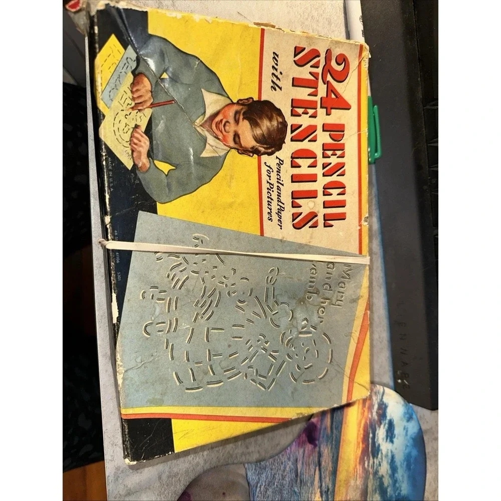1940's 23 Pencil Stencils  (missing one from the set of 24)
